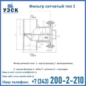 Фильтр сетчатый ФС по Т-ММ-11-2003 в Магнитогорске