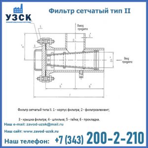 Фильтр сетчатый ФС по Т-ММ-11-2003 в Магнитогорске
