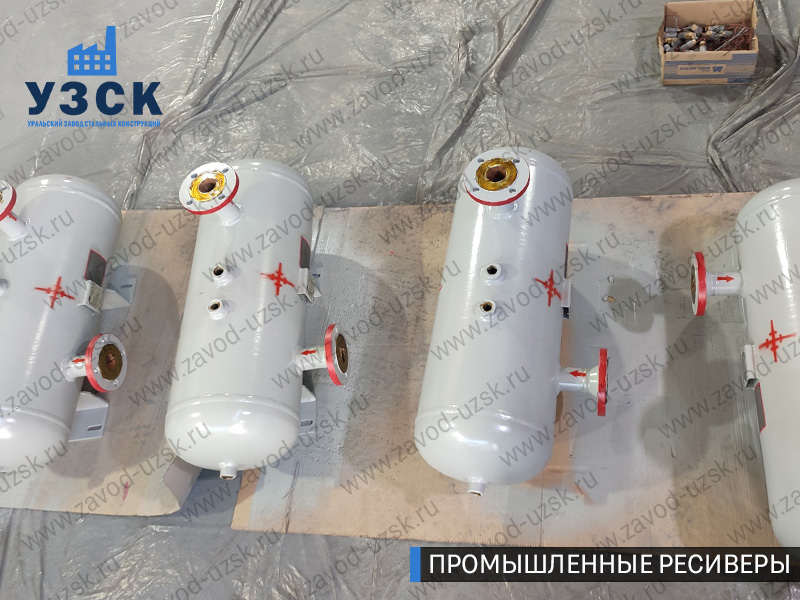 фотография емкостных ресиверов газа Магнитогорск